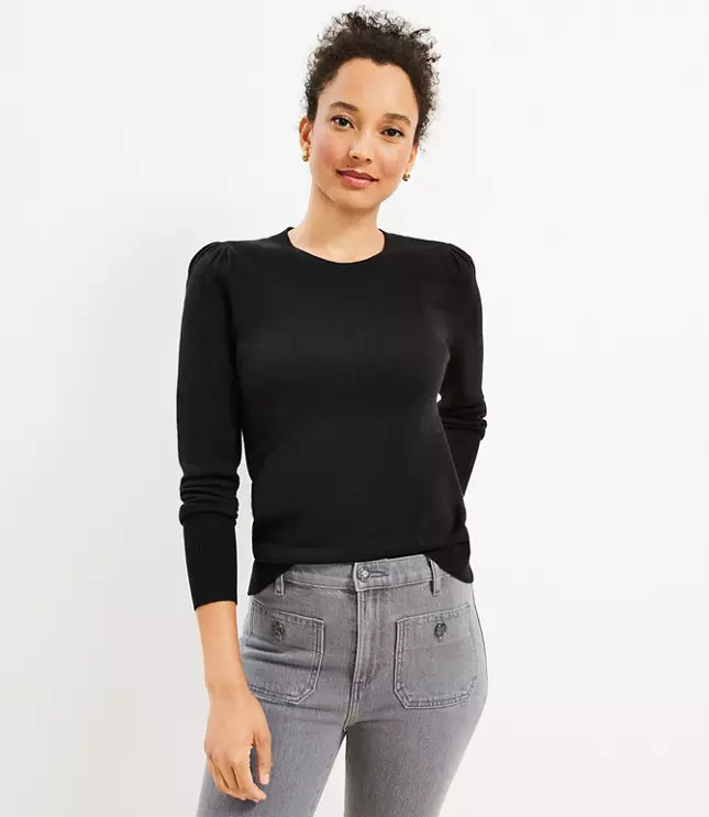 Puff Sleeve Sweater | LOFT