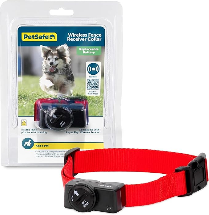 PetSafe Wireless Pet Containment System Receiver Collar - Battery-Operated & Waterproof - Adjusta... | Amazon (US)