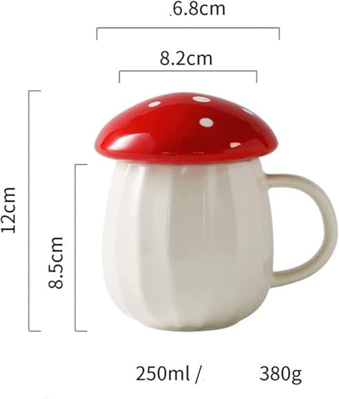 Amazon.com: Mushroom Mug | Mushroom Cup | Coffee Mug | Ceramic Mushroom Cup | Mushroom Cup With L... | Amazon (US)
