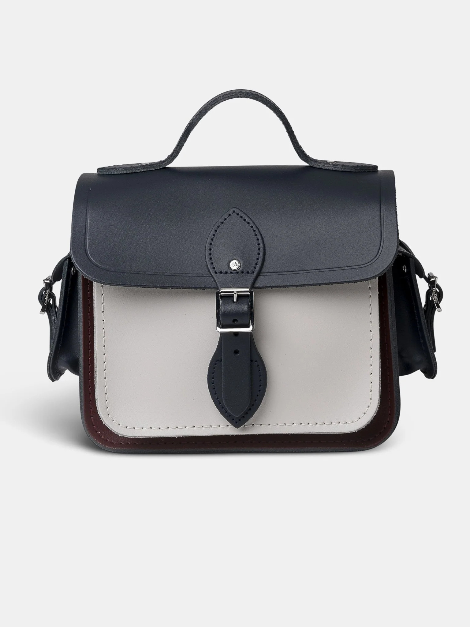 The Traveller -  Clay, Oxblood &amp; Navy | The Cambridge Satchel Company