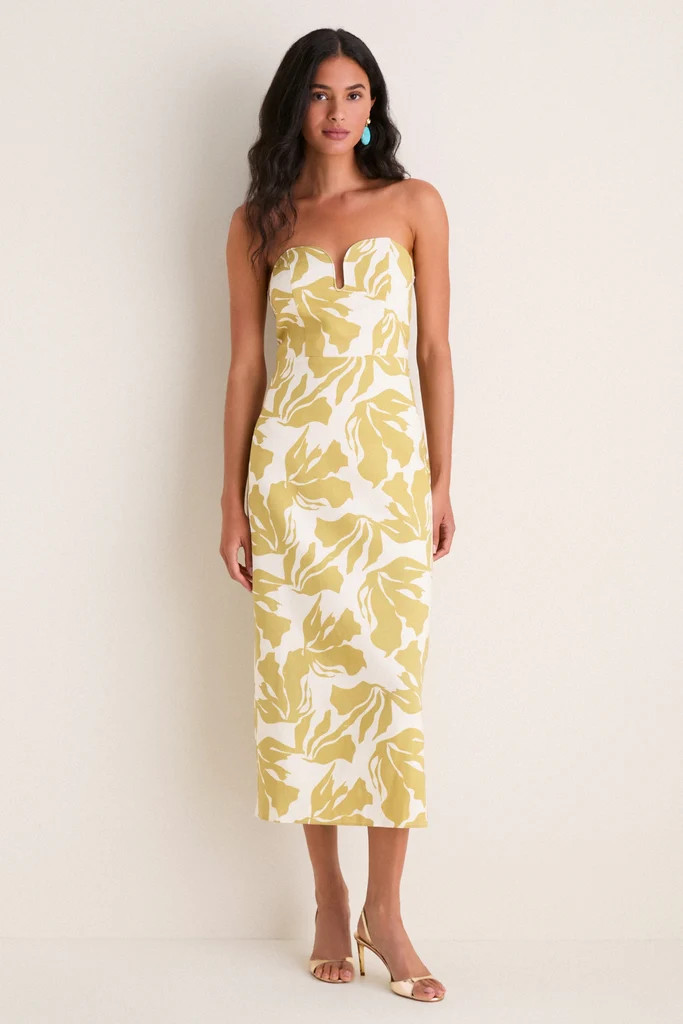 Olive & Cream Tropical Lowery Maxi Dress | Tuckernuck (US)