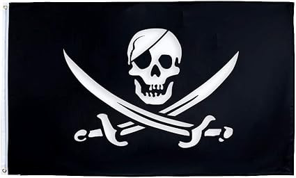 FLAGLINK Jack Rackham Flag - Pirate Jolly Roger Banner 3x5 | Amazon (US)
