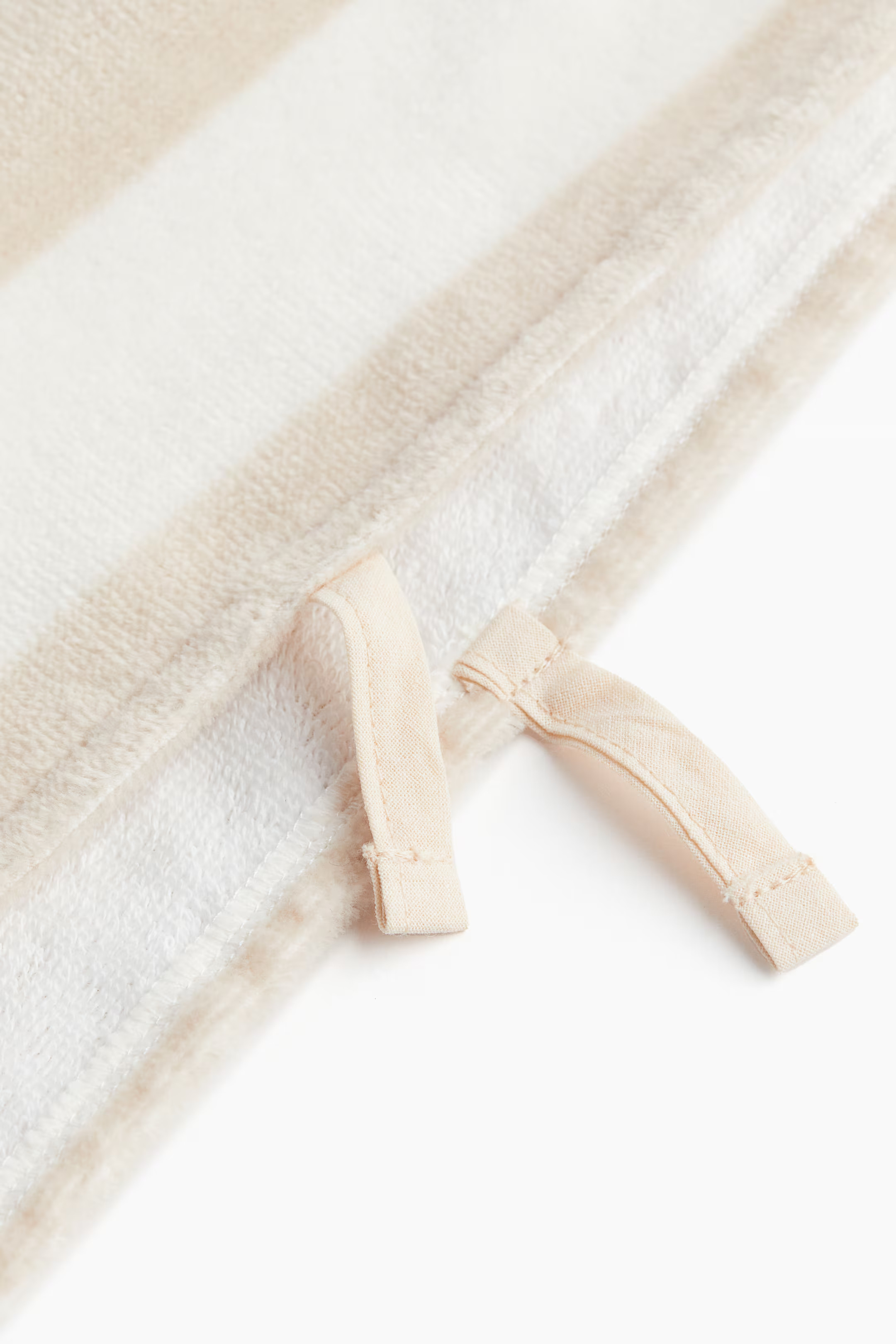 Baby poncho towel - Light beige/Striped - Home All | H&M GB | H&M (UK, MY, IN, SG, PH, TW, HK)