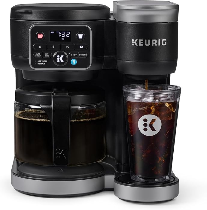 Keurig K-Duo Hot & Iced Single Serve & Carafe Coffee Maker, MultiStream Technology, 72oz Reservoi... | Amazon (US)