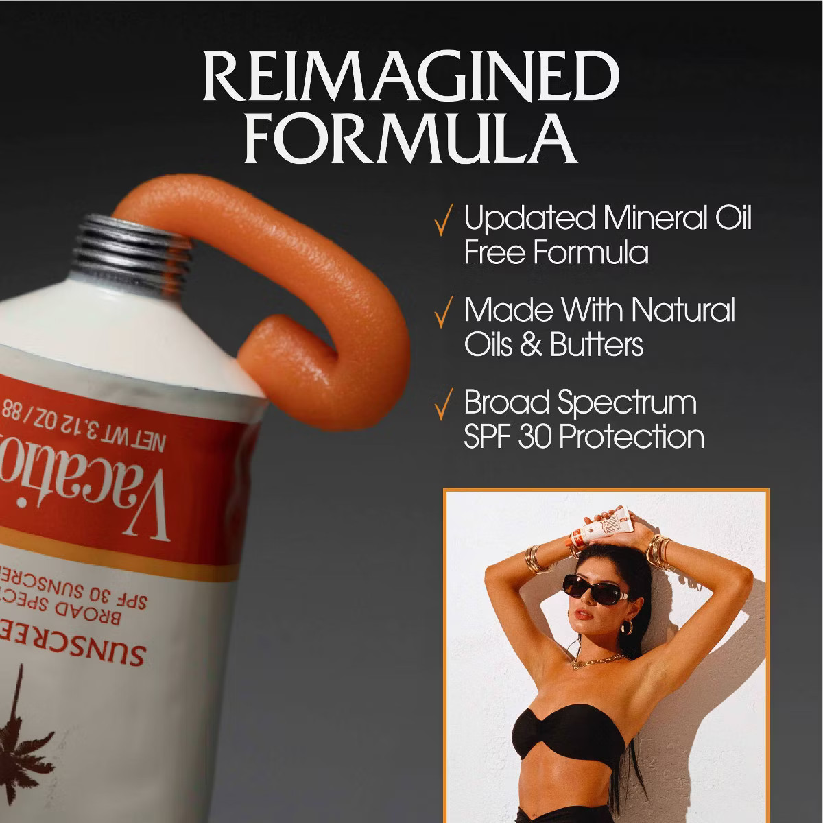 Vacation Orange Gelee Sunscreen Gel - SPF 30 - 3.12oz | Target