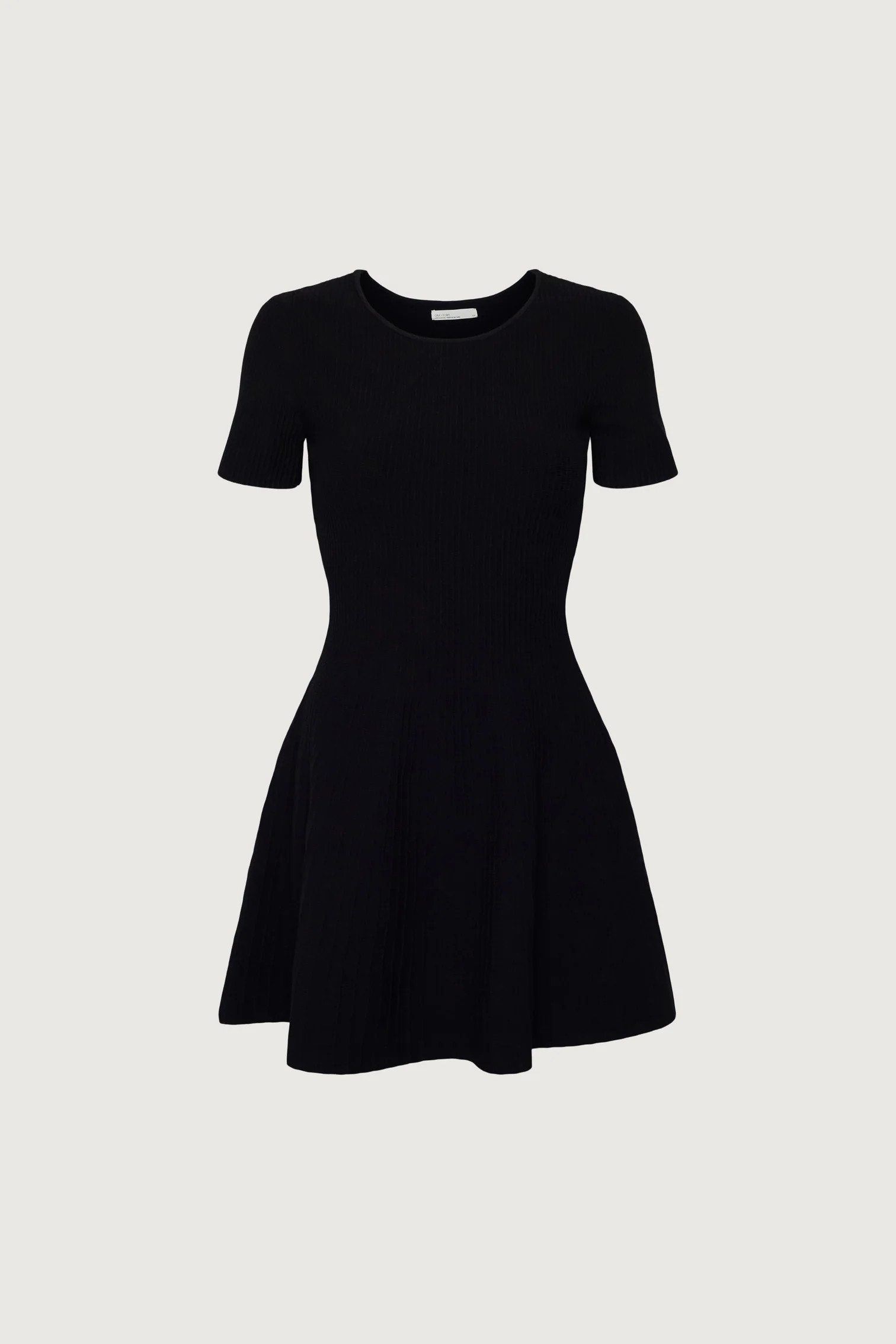 RIBBED SHORT SLEEVE MINI DRESS | OAK + FORT