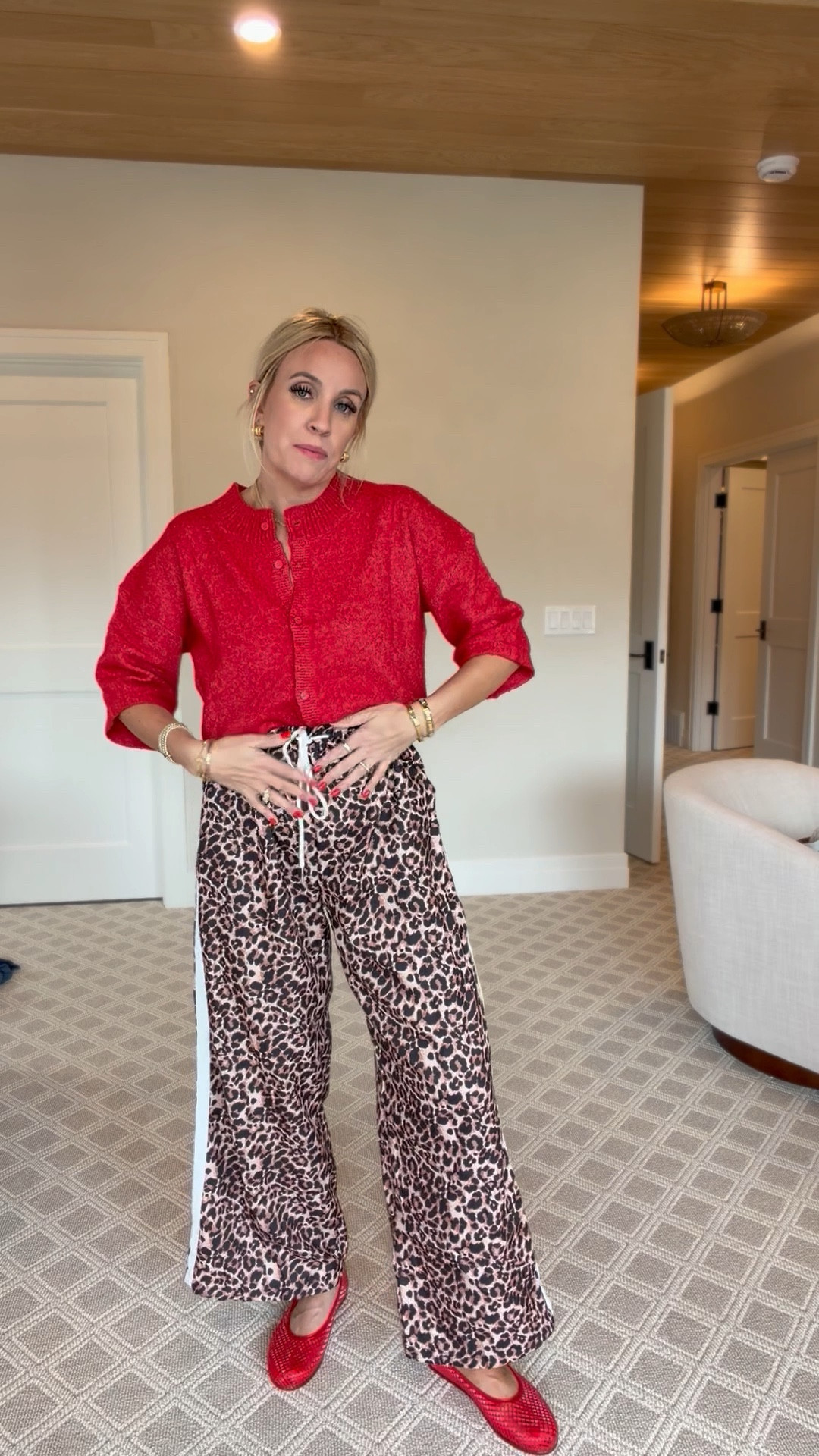 What I got! These leopard pants are so out there for me but cute and fun! 

#LTKdayinmylife #LTKmomlife #LTKootd