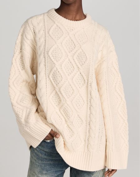 Found a nearly identical sweater to the J.Crew cotton cable I wear all the time! 🤍🤍

#LTKSpringSale #LTKstyletip #LTKfindsunder100