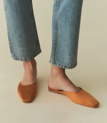 OBSESSED with these satin mules from Doen. I was kicking myself when I didn’t order them last year and they sold out! 