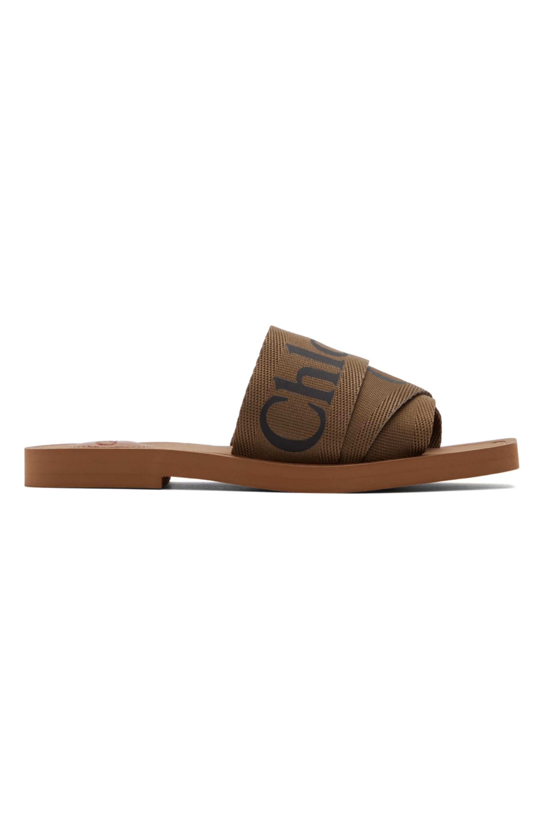 Brown Woody Slides | SSENSE
