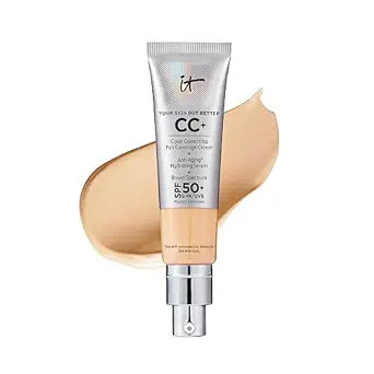 IT Cosmetics Your Skin But Better CC+ Cream - Color Correcting Cream, Full-Coverage Foundation, H... | Amazon (US)