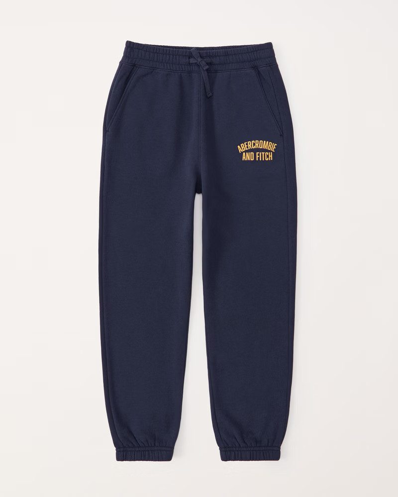 logo easy-fit sweatpants | Abercrombie & Fitch (US)