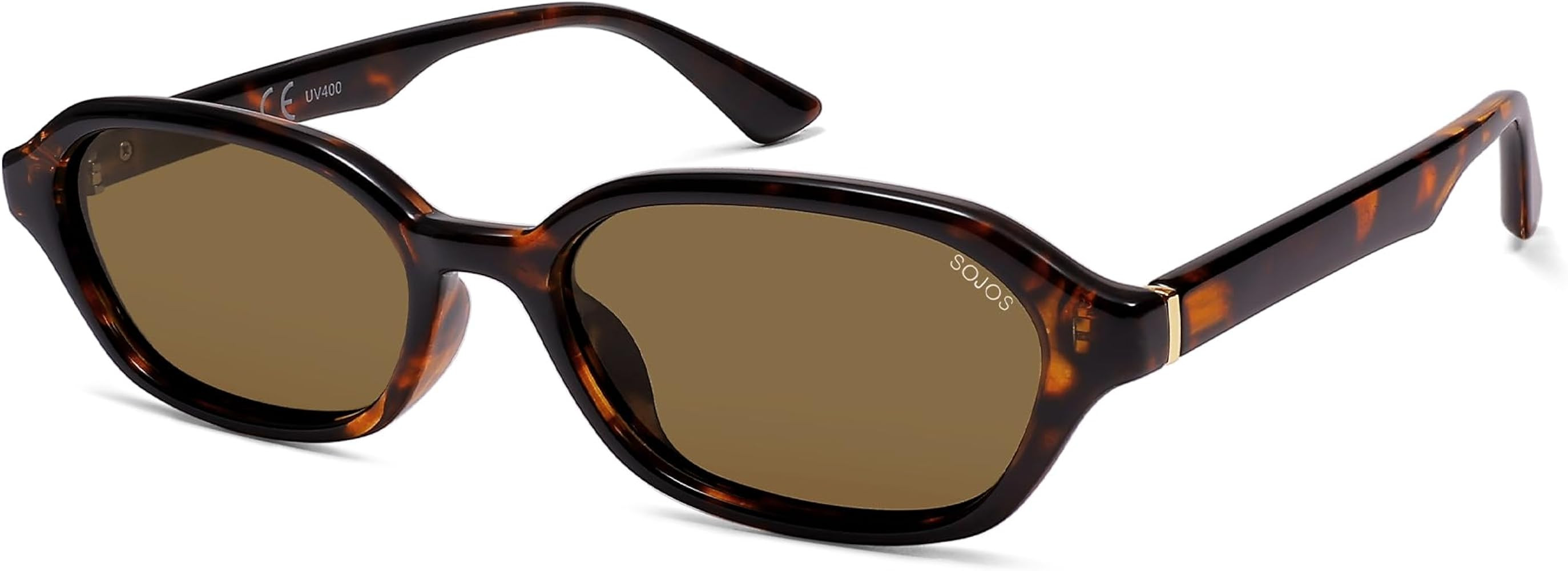 SOJOS Retro Rectangle Polarized Sunglasses for Women Men SJ2629 | Amazon (US)
