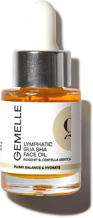 GEMELLE Lymphatic Gua Sha Face Oil | 10x Award Winner | Vitamin C,E & A | Detox, Plump, Sculpt, H... | Amazon (US)