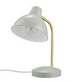 Globe Electric 30289 15" Desk Lamp, Matte Sage Green, Matte Gold Arm, Pivoting Shade, in-Line On/Off | Amazon (US)