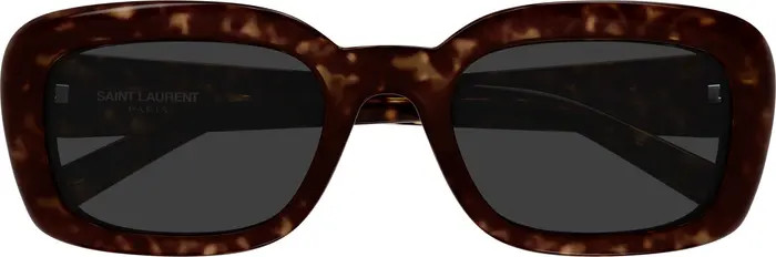 Saint Laurent SL M130 53mm Rectangular Sunglasses | Nordstrom | Nordstrom