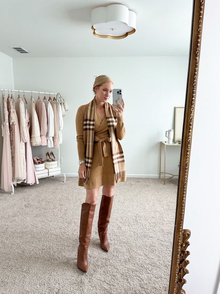 Excited this sweater dress is back in this year’s Nordstrom Anniversary sale! Wearing size small. Fall outfits // winter outfits // sweater dresses // scarves // knee height boots // Nsale finds // Nordstrom fashion

#LTKSeasonal #LTKWorkwear #LTKxNSale