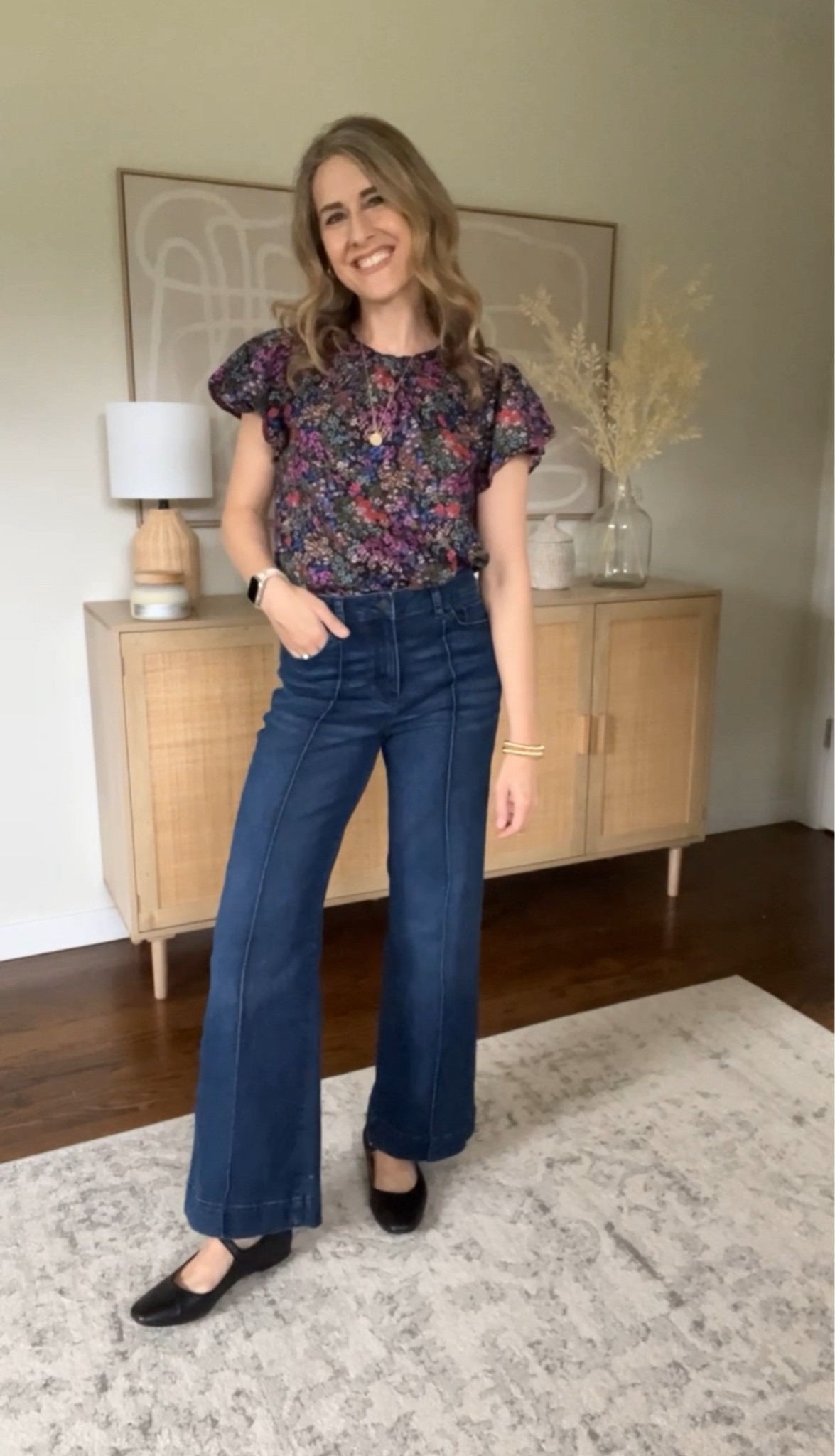 Best Walmart jeans! Cute for work or the weekend. Fit tts, I’m 5’8” wearing size 6, 31” inseam. #walmartfinds #walmartfashion #teacheroutfit 

#LTKFindsUnder50 #LTKStyleTip #LTKWorkwear