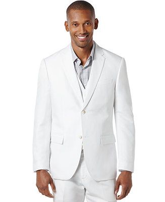 Perry Ellis Men's Linen Suit Jacket & Reviews - Blazers & Sport Coats - Men - Macy's | Macys (US)