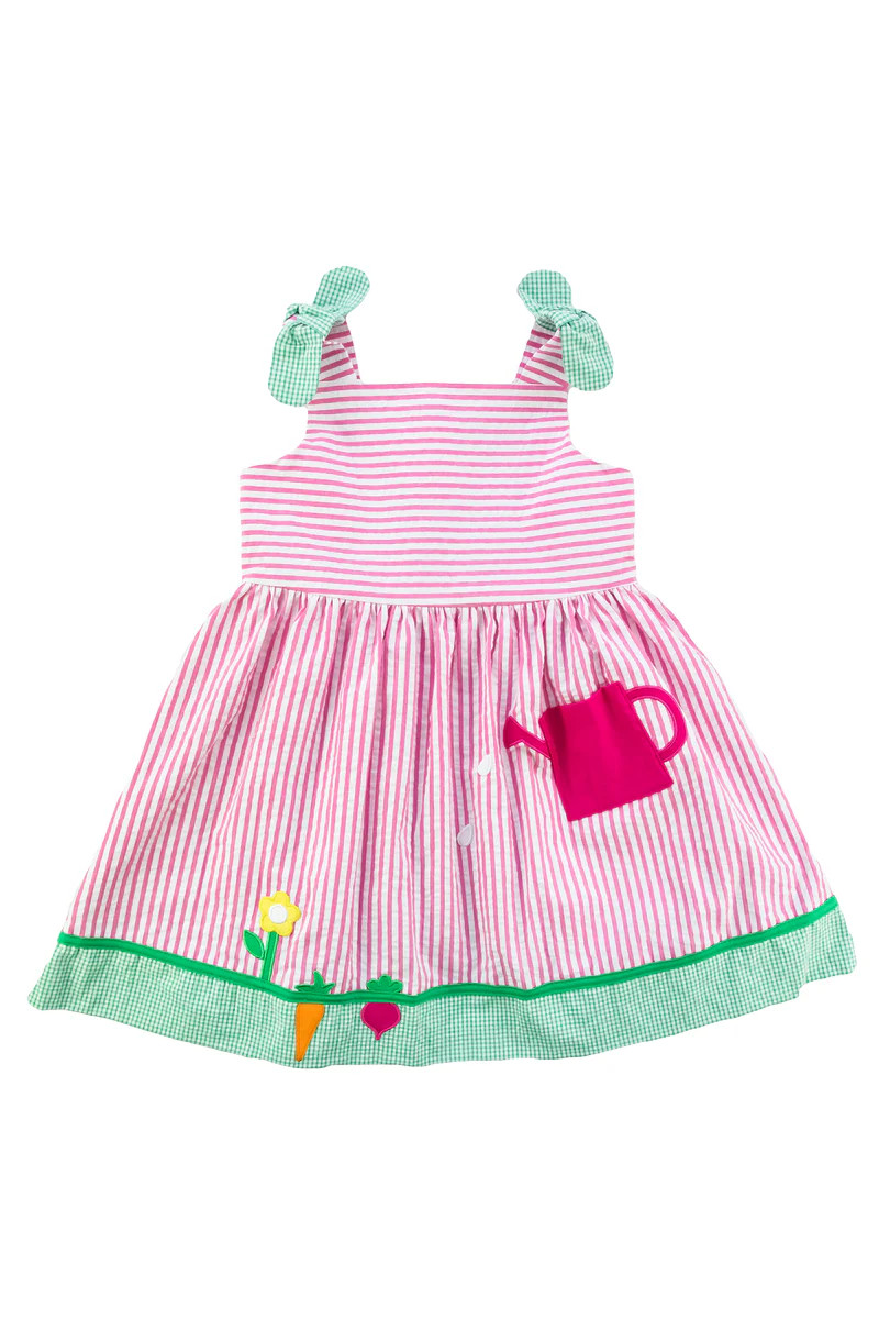 Seersucker Dress With Watering Can Pocket | Florence Eiseman