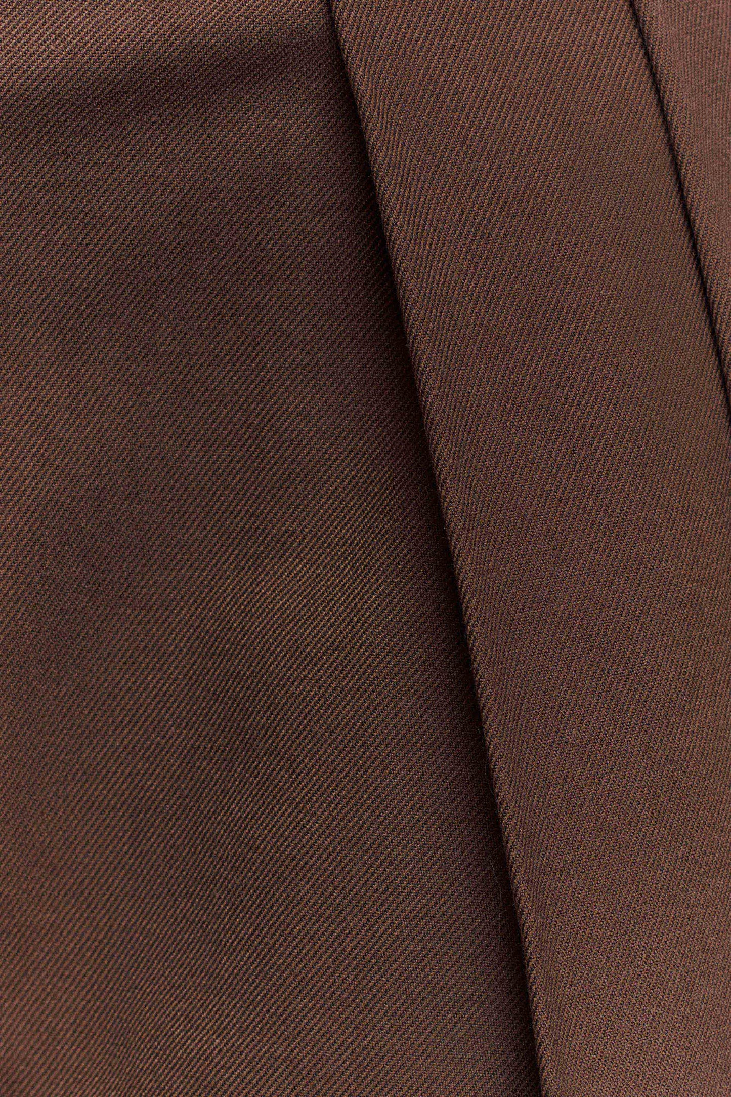 Penelope Pleated High Waisted Pants - Chocolate | MESHKI US