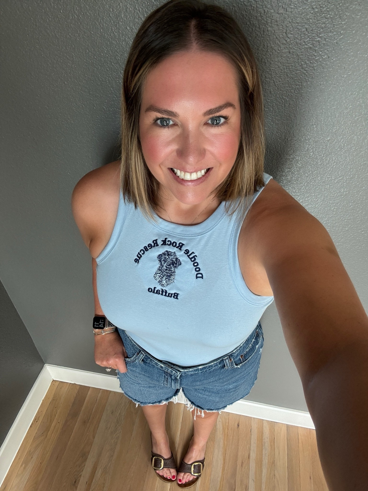 Had the best time at Pints for Pups with the Hop & Sting Brewing Co and Doodle Rock Rescue. I ordered this tank to wear to represent my DRR dog. I kept it super casual and grabbed a brand new Doodle Rock hat to round up my look.

#LTKootd #LTKdayinmylife #LTKMidsize