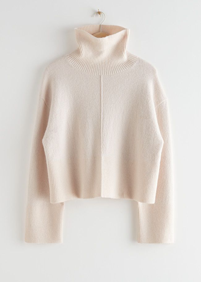 Cropped Turtleneck Knit Sweater | & Other Stories (EU + UK)