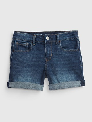 Kids Denim Midi Shorts with Washwell | Gap (US)