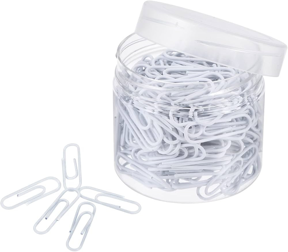 MECCANIXITY Paper Clips Small Size 1.1 Inch Vinyl Coated to Prevent Tearing Pages with Box for Or... | Amazon (US)