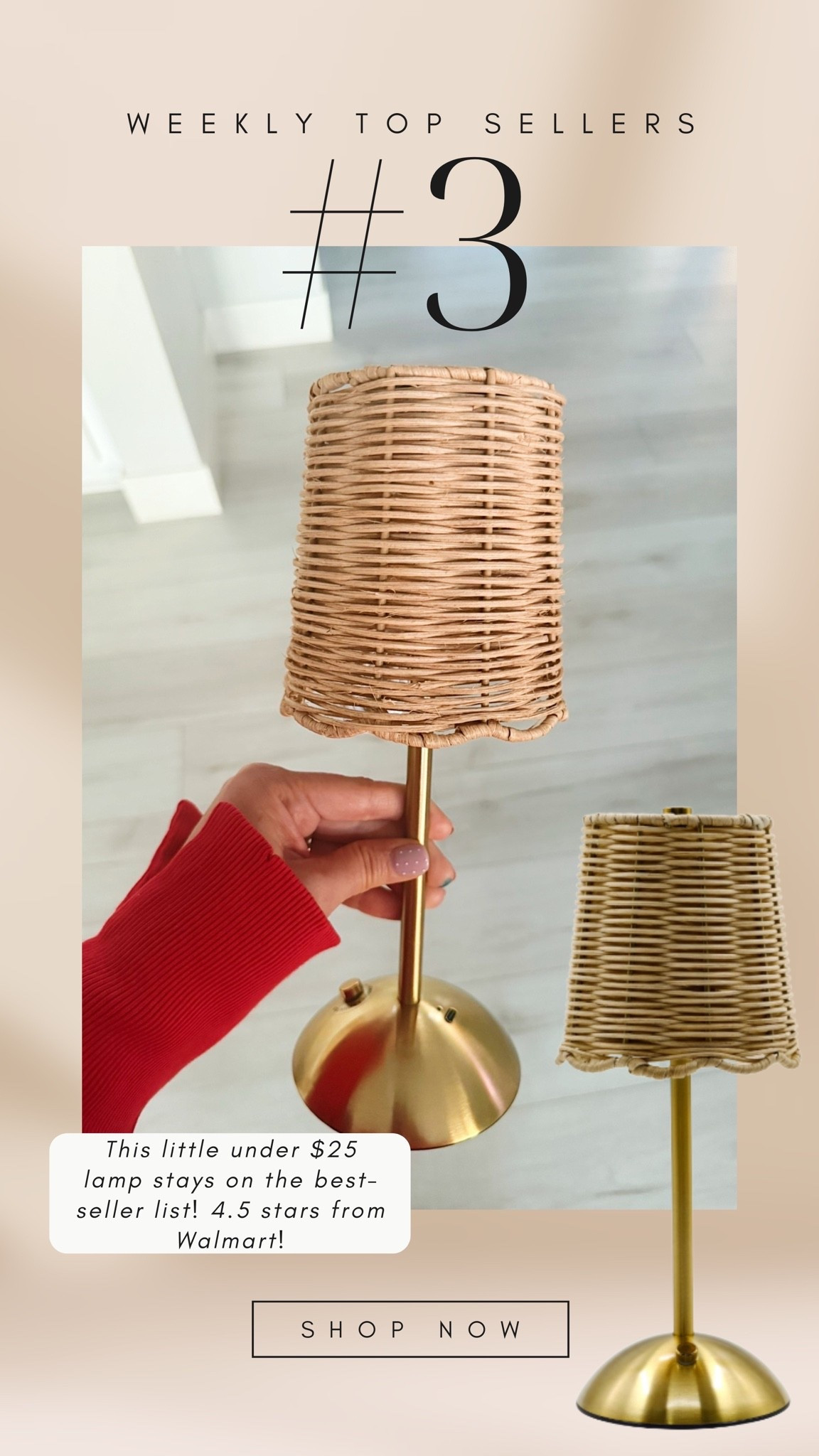 The cutest touch lamps!