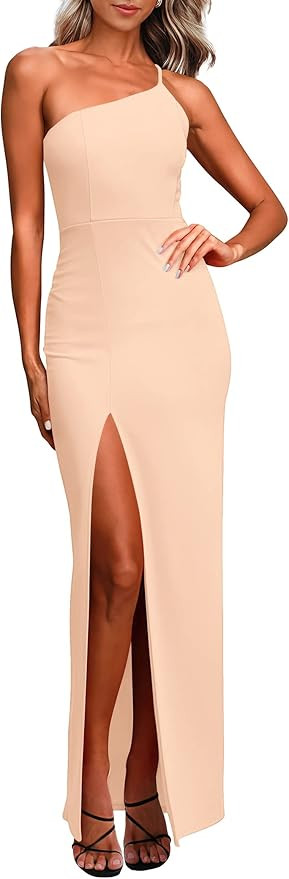PRETTYGARDEN Womens High Slit Maxi Dress | Amazon (US)