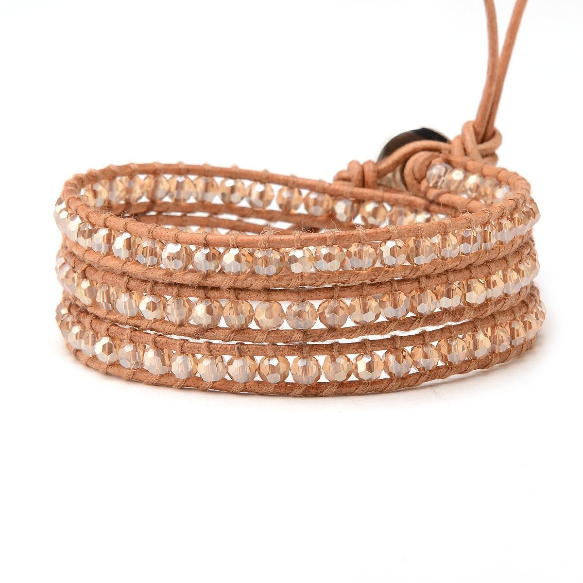 Champagne Crystals on Natural | Victoria Emerson