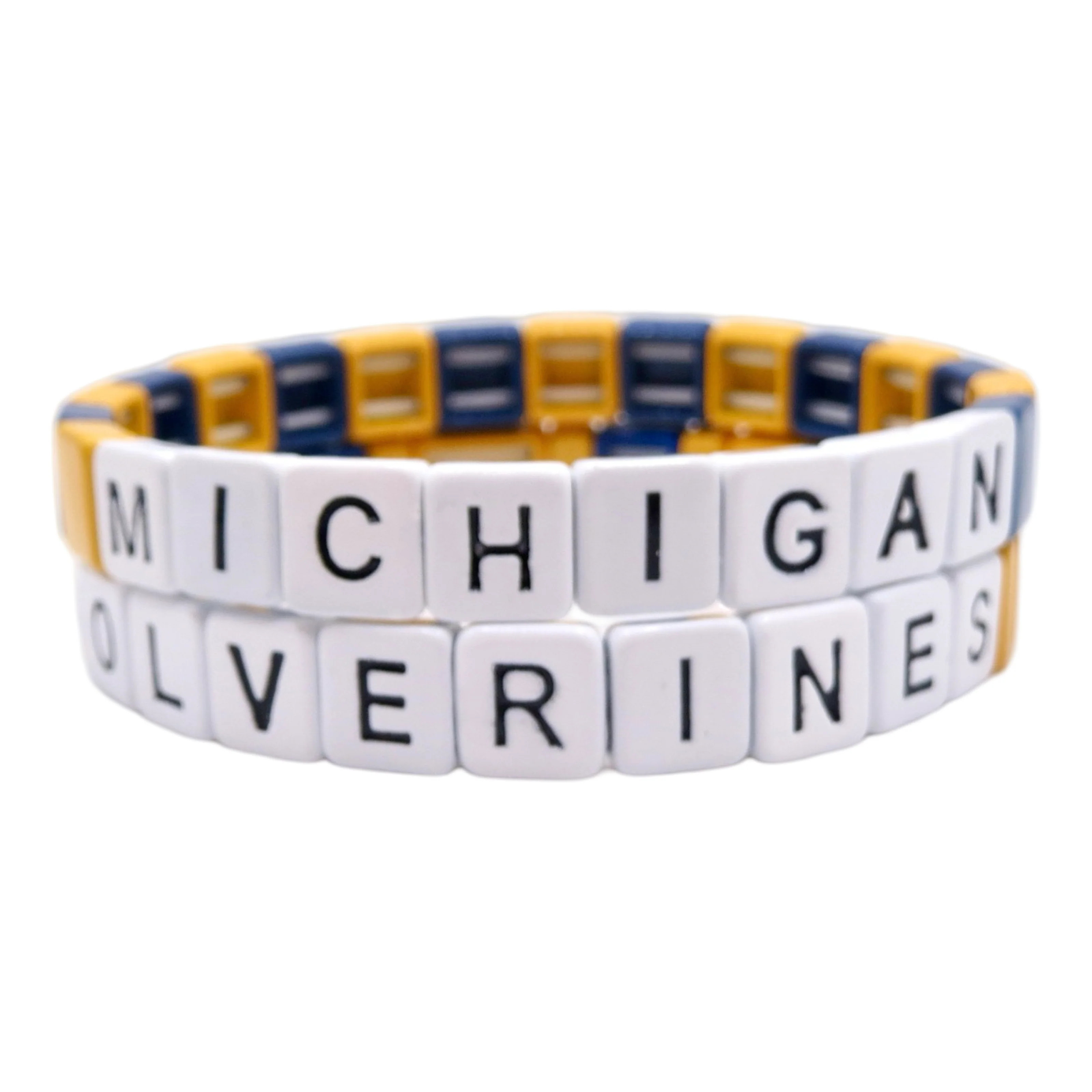 University of Michigan Wolverines Bracelets | La Lumiere NY