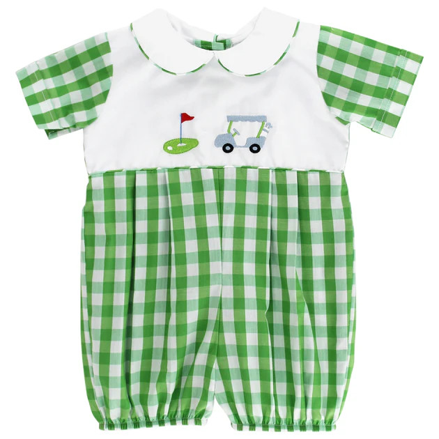 Magnolia Green - Dressy Bubble Short | The Bailey Boys, inc