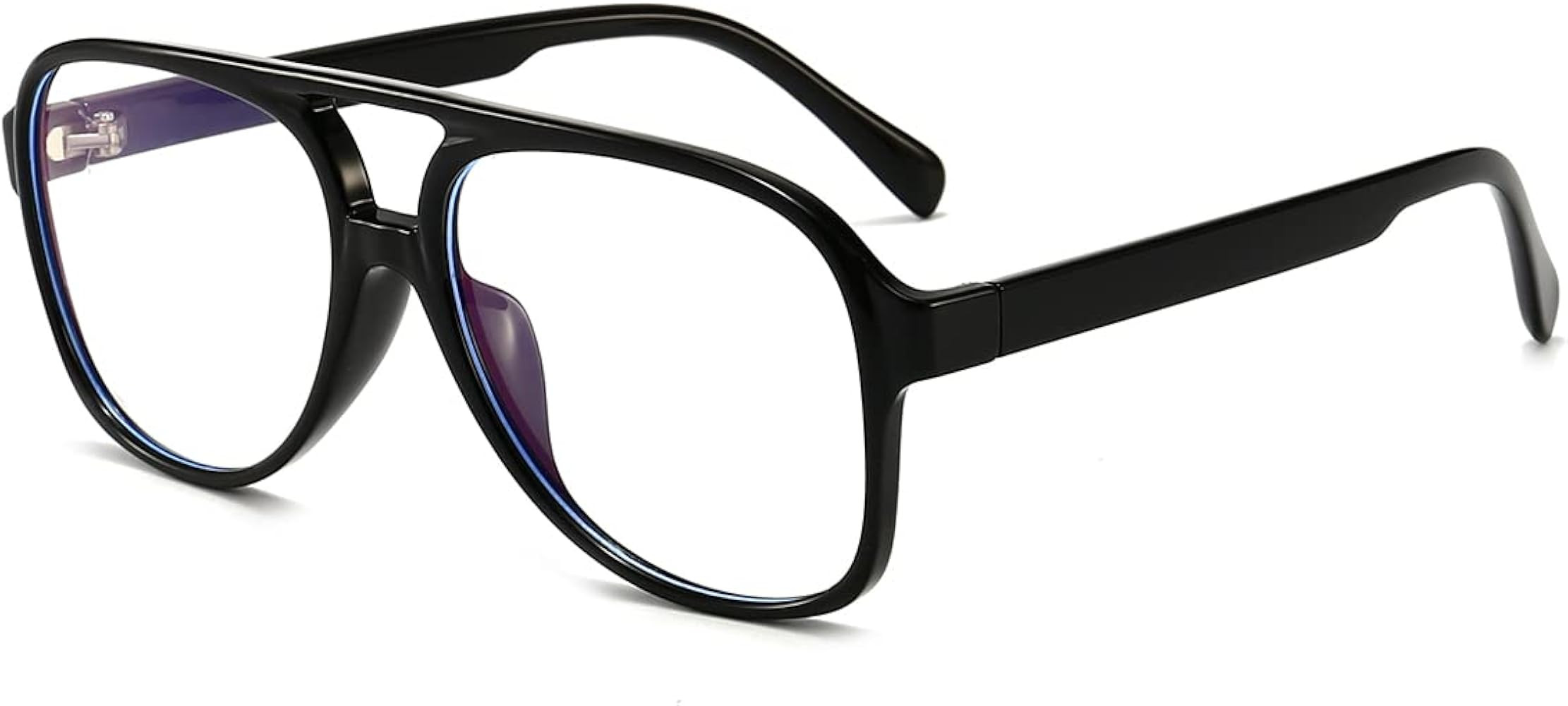 JOVAKIT Aviator Non-prescription Glasses for Women Men Pilot Frame Clear Lens Eyeglasses Fashion ... | Amazon (US)