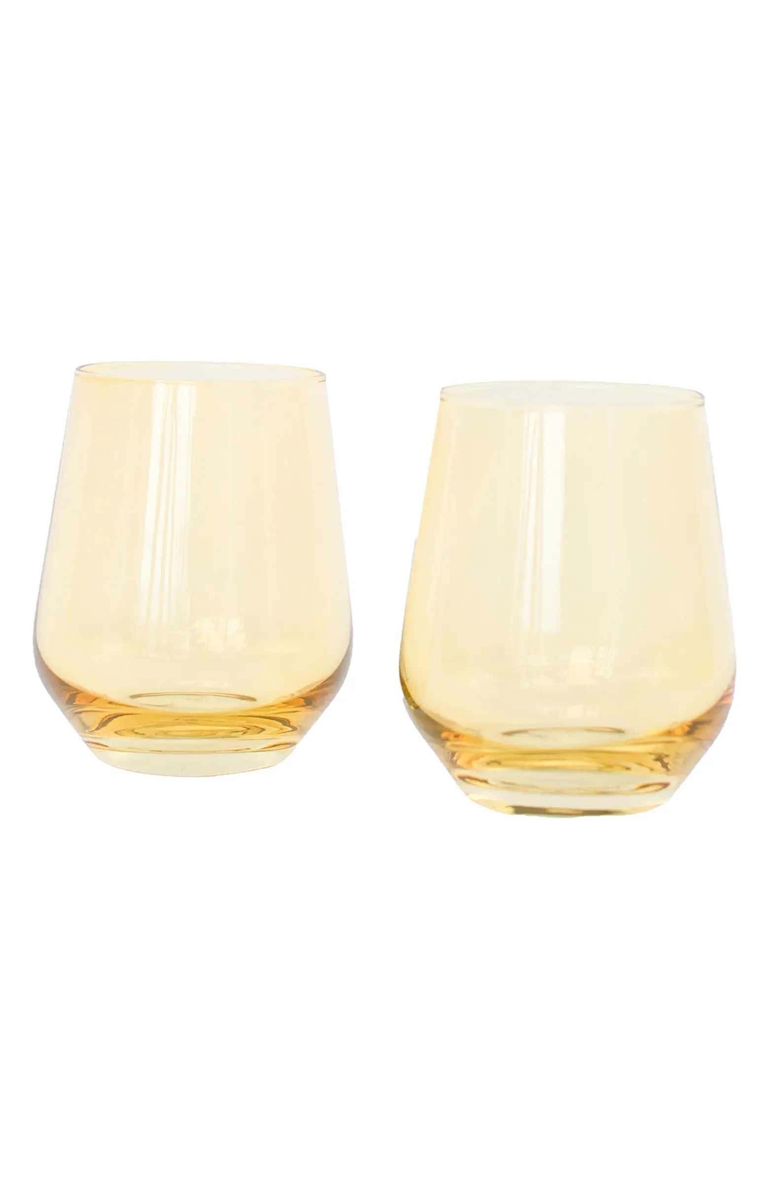 Set of 2 Stemless Wineglasses | Nordstrom