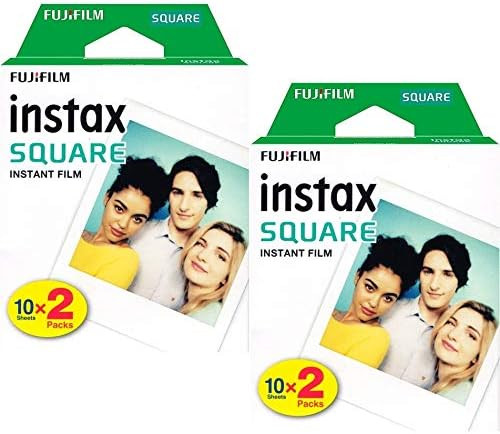 Fujifilm Instax SQUARE Film Bundle Pack (40 Shots) + FREE Wall Album | Amazon (UK)