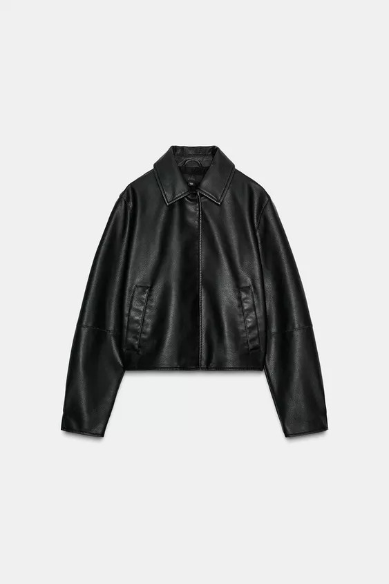 FAUX LEATHER JACKET | Zara US