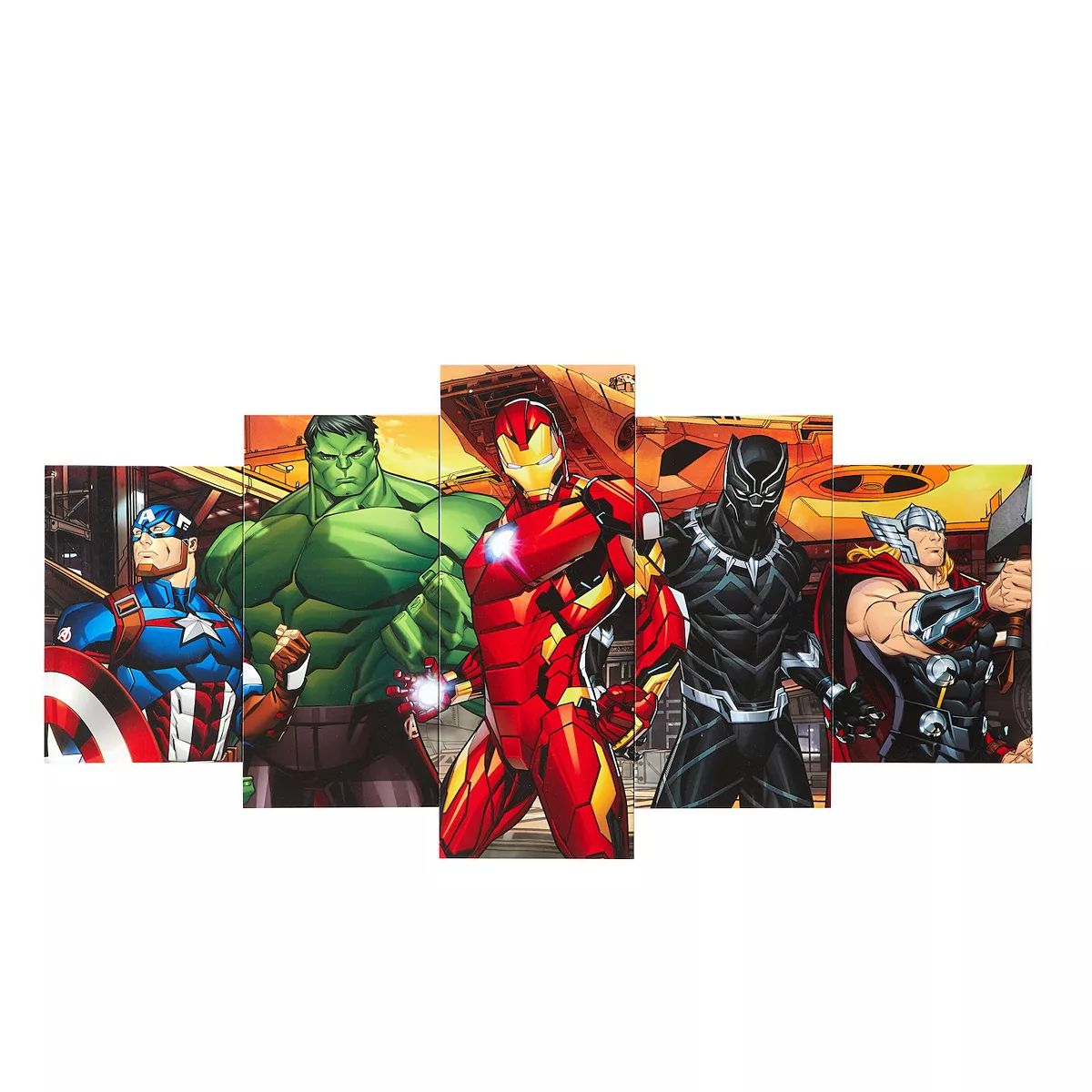 Idea Nuova Marvel Avengers Canvas Wall Art 5-piece Set | Kohl's