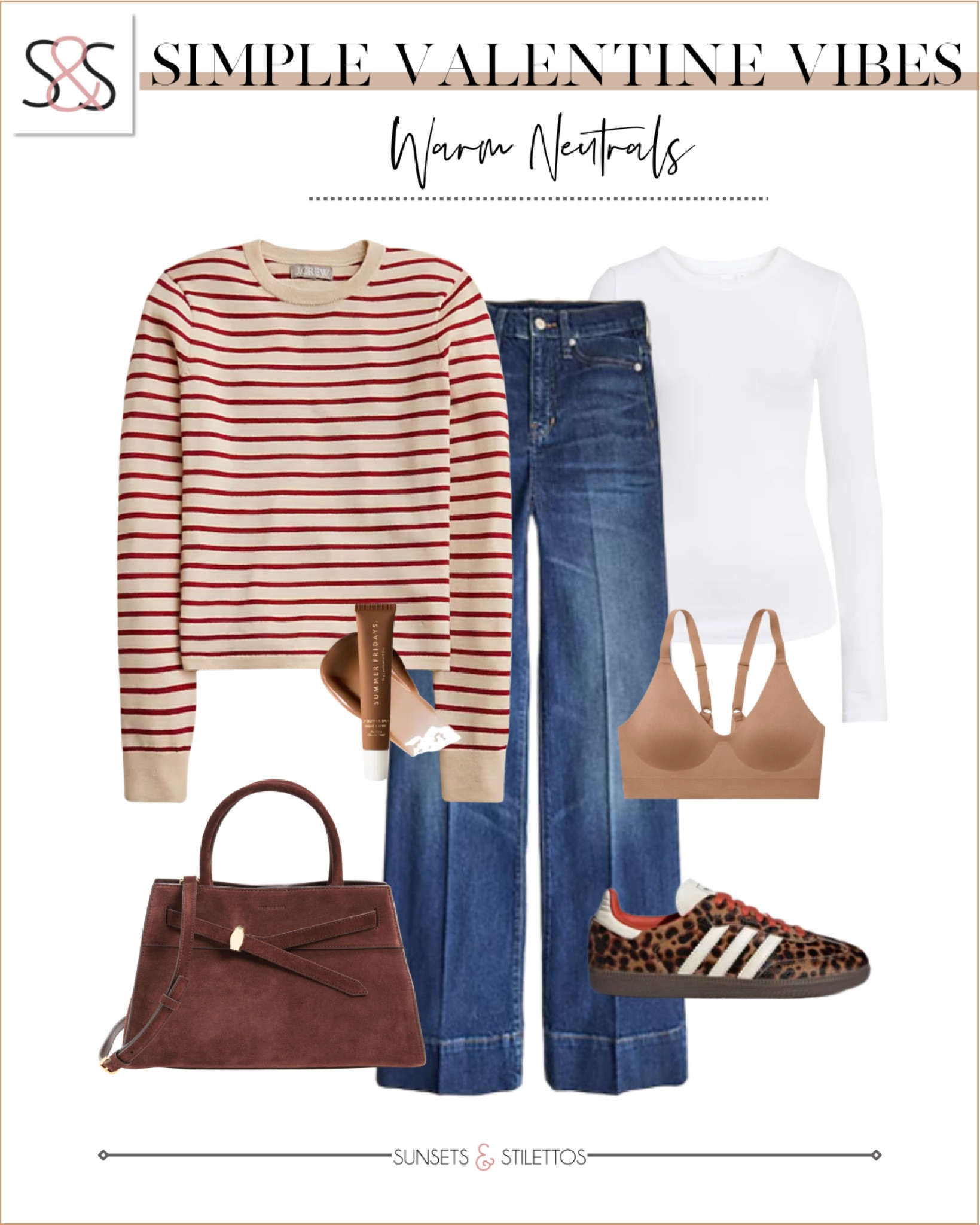 This crewneck is great for spring and so easy to layer. I love this outfit with wide leg jeans and fresh adidas sneakers! 

Sunsets and Stilettos, casual workwear, capsule wardrobe 

#LTKSeasonal #LTKOver40 #LTKWorkwear