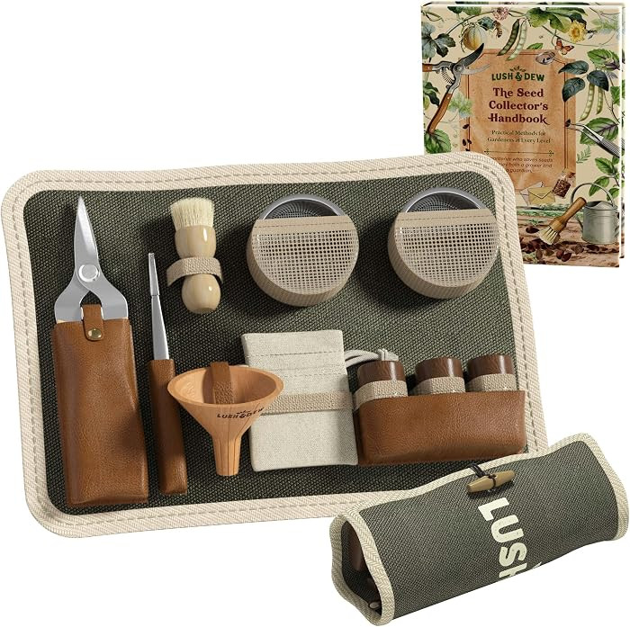 Lush&Dew Seed Saving Collecting Survival Kit, Garden Tools, Gardening Gifts | Amazon (US)