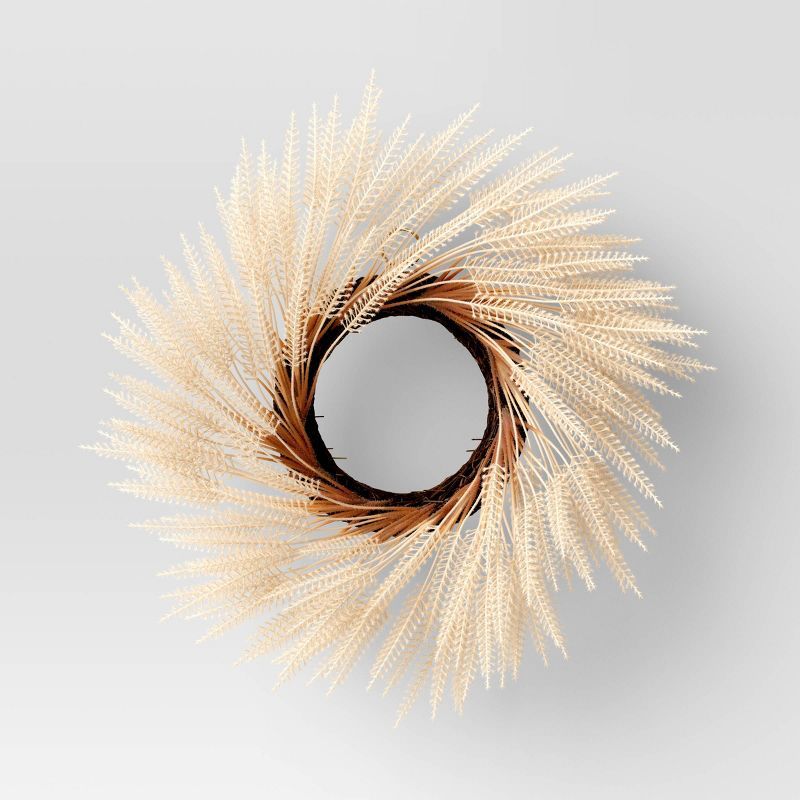 Mini Wheat Wreath - Threshold&#8482; | Target