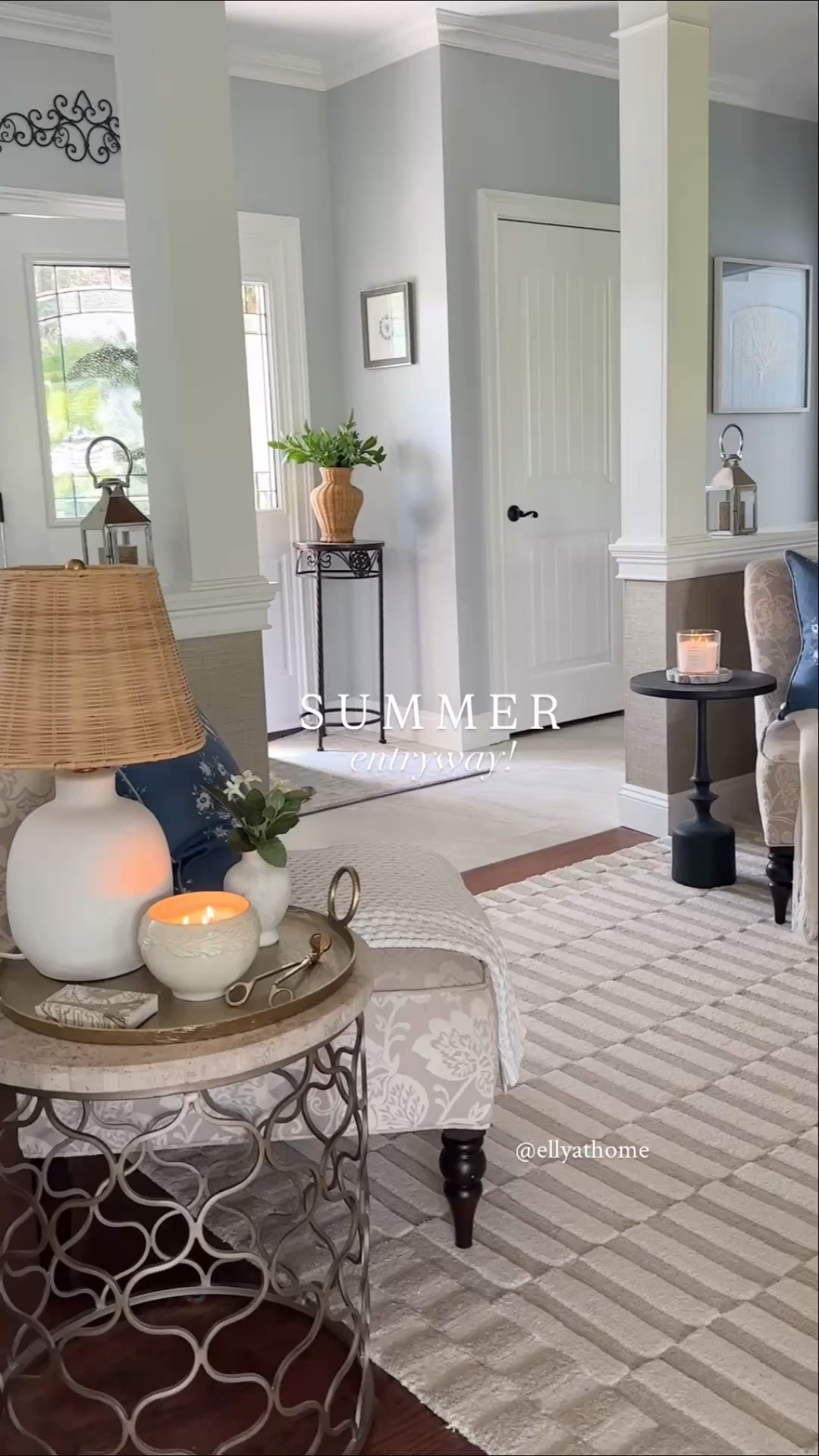 Summer entryway refresh! Shop throw pillows, blankets, vases, candles, florals and more home decor accessories. Sine selections on sale! Amazon home, @Target , McGee & Co, @Pottery Barn

#LTKdayinmylife #LTKHome #LTKSaleAlert