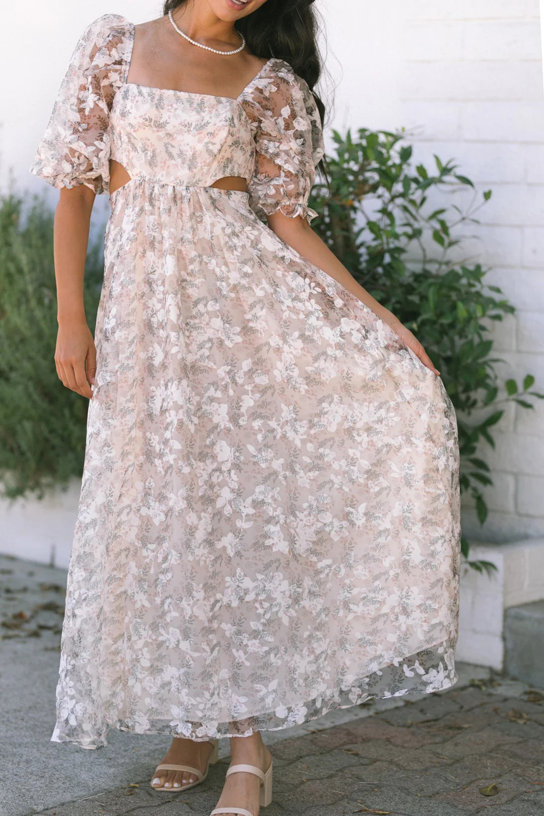 Anne Babydoll Maxi Dress | Morning Lavender