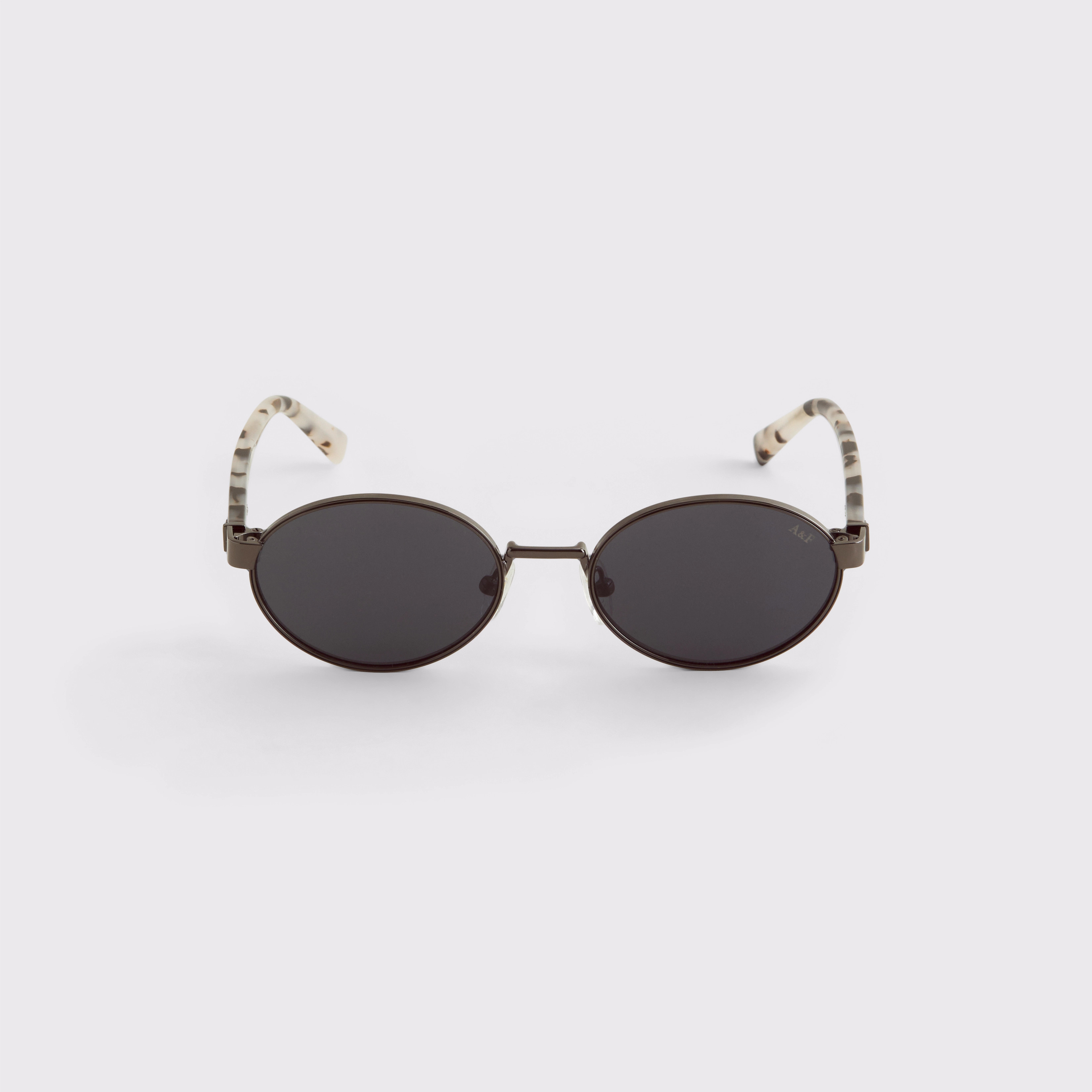 Wire Frame Oval Sunglasses | Abercrombie & Fitch (US)