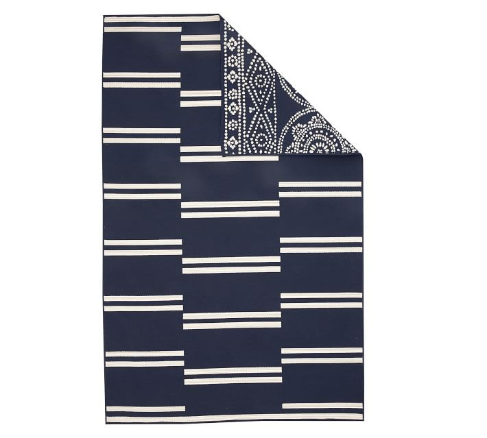 Nasrin Reversible Synthetic Indoor/Outdoor Rug | Pottery Barn (US)