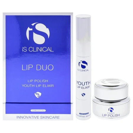Lip Duo by iS Clinical for Unisex - 2 Pc 0.5oz Lip Polish, 0.12oz Youth Lip Elixir | Walmart (US)