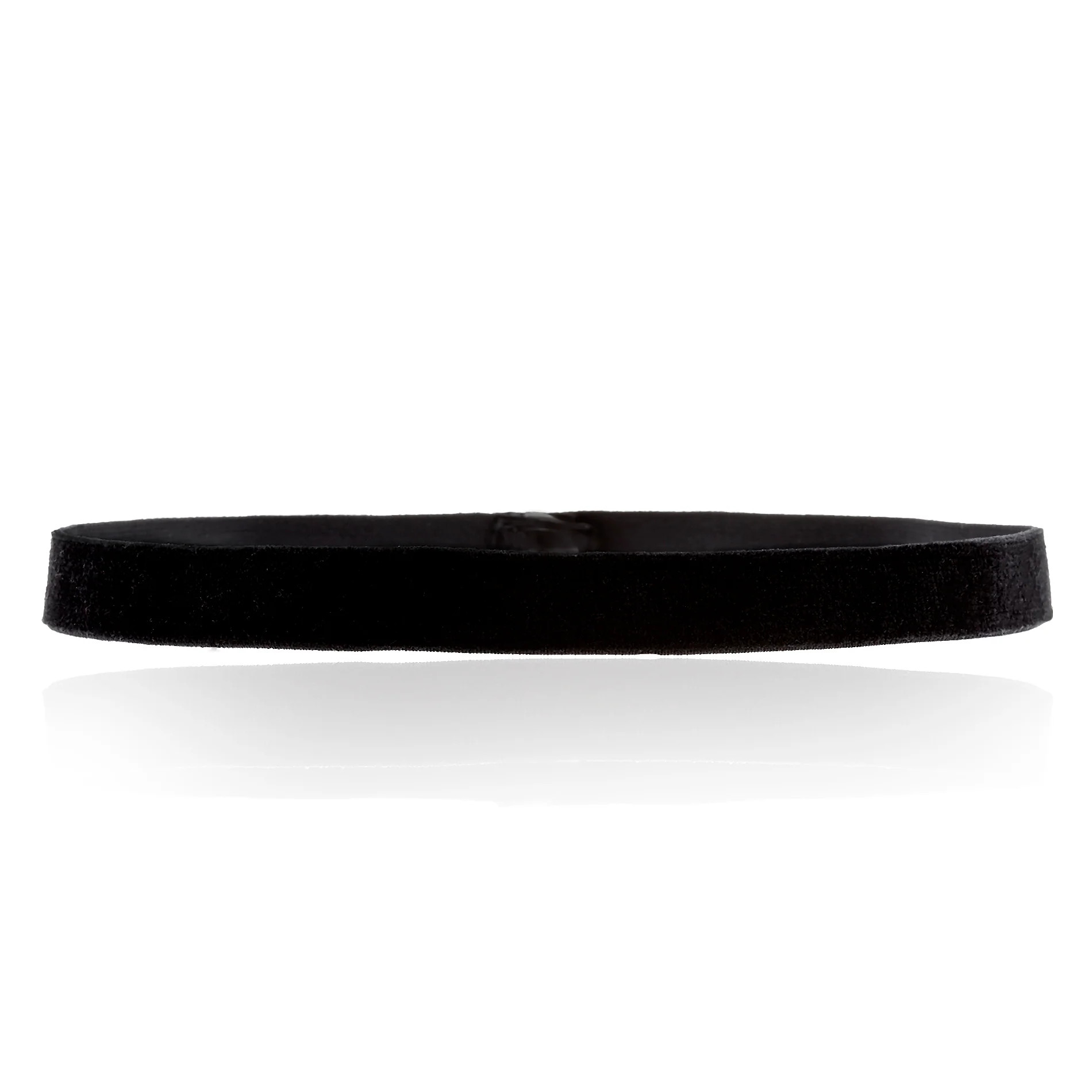NARROW VELVET CHOKER BLACK | Steve Madden (US)