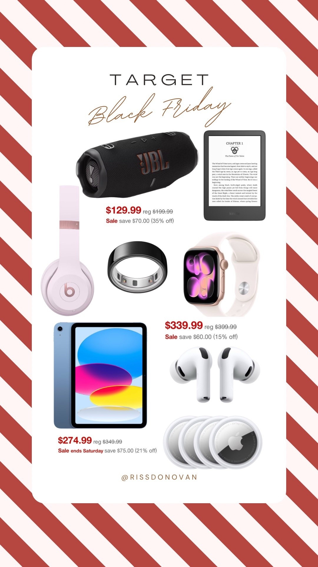 Target Black Friday sale! Electronics tech headphones speaker ipad apple


#LTKSaleAlert #LTKGiftGuide #LTKCyberWeek