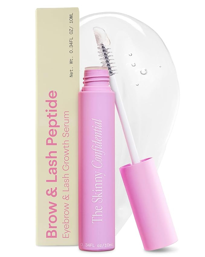 The Skinny Confidential Brow Peptide Eyebrow & Eyelash Styling Serum – Refine Your Brows with A... | Amazon (US)